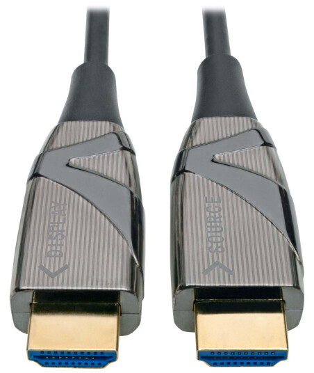 TRIPP LITE High-Speed HDMI Cable HDMI Fiber AOC 4K @60Hz 4:4:4 Black M/M 20M - HDMI-kabel - 20 m