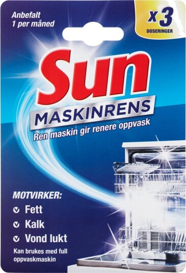SUN MASKINRENS 3 PK