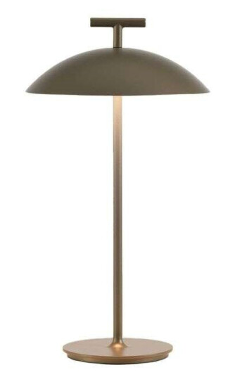 Kartell Mini Geen-A Portable Bordlampe Bronze Kartell Mini Geen-A Portable Bordlampe Bronze