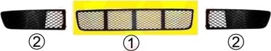 VAN WEZEL 5825590 Ventilasjonsgitter
