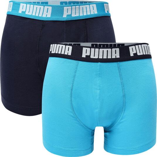 PUMA Puma Men Everyday Basic Boxers 2P Blue S