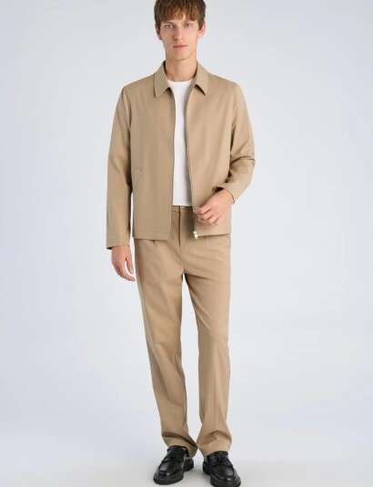 Lindbergh Stretch Twill Blouson Beige M