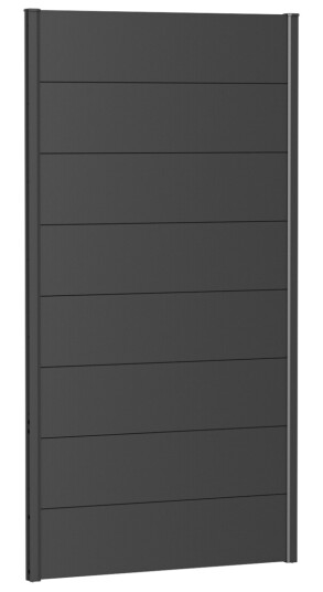 BIOHORT VEGGPANEL FOR LEVEGG UTEN AKRYLGLASS 100X180 MØRK GRÅ METALLIC BIOHORT VEGGPANEL FOR LEVEGG UTEN AKRYLGLASS 100X180 MØRK GRÅ METALLIC