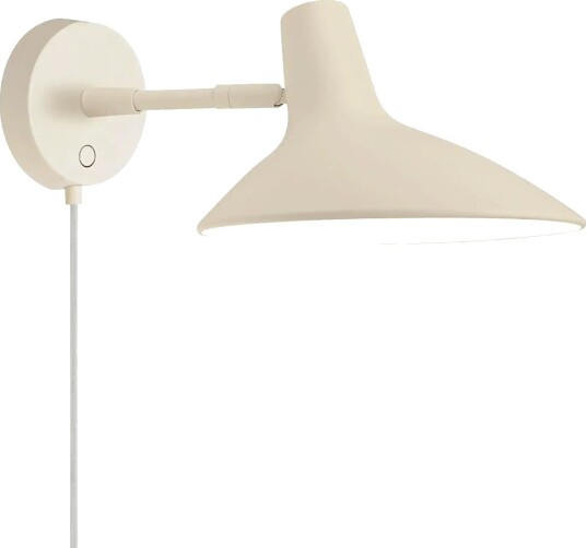Darci Vegglampe Kort Sandfarge