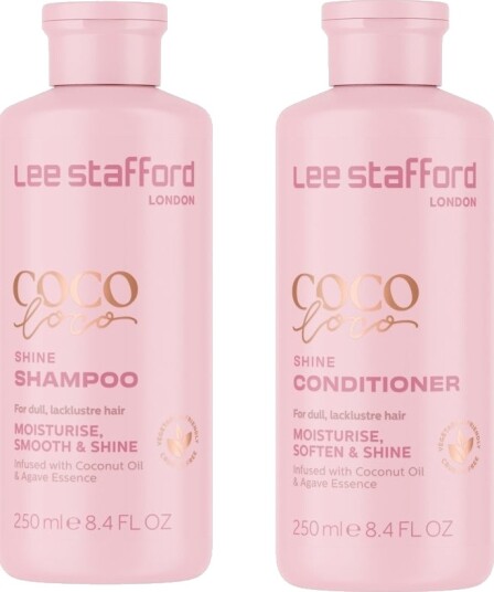 Lee Stafford Coco Loco Shine Shampoo 250 ml + Lee Stafford Coco Loco Shine Conditioner 250 ml