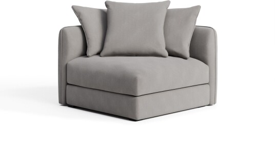 No Ga - Pavarotti Corner Module Shadow Kaki 17 Sofaer Grå Ned/metall/tre/skum