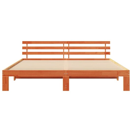  sengestamme i furu Vokset brun Massivt tre 180 x 200 cm