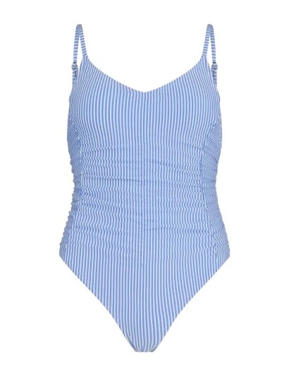 Becksöndergaard Striba Gathered Bea Swimsuit Blue L
