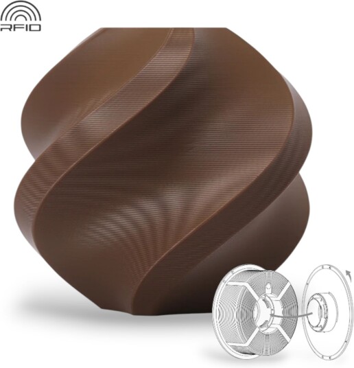 Bambu Lab Pla Basic   Refill Cocoa Brown