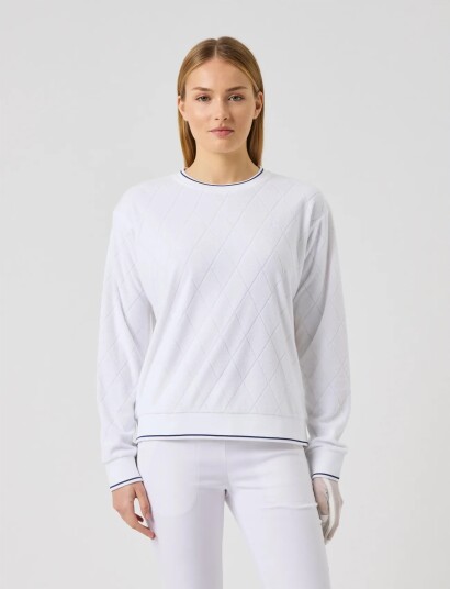 Daily Sports Terry Touch Sweatshirt White M