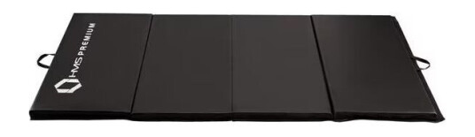 HMS 4-delt gymnastikkmadrass MGS01 240 cm x 120 cm x 5 cm svart HMS 4-delt gymnastikkmadrass MGS01 240 cm x 120 cm x 5 cm svart