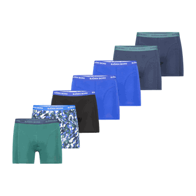 Björn borg Cotton Stretch Boxer 7-pack boksershorts herre Multicolor S