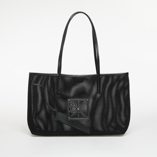Calvin Klein Emblem Mesh Tote Black ONE SIZE