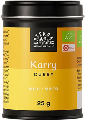 Urtekram Karry Mild Øko - 25 g Urtekram Karry Mild Øko - 25 g