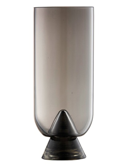 Aytm Glacies Vase Black H23CM