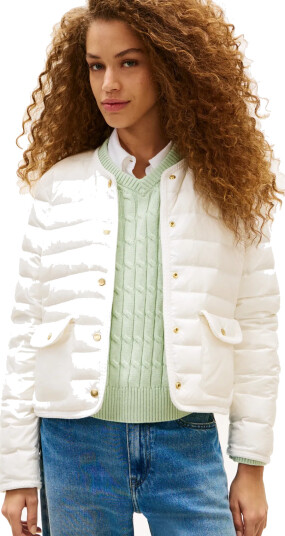 Tommy Hilfiger Feminine Lw Down Jacket Cream S Tommy Hilfiger Feminine Lw Down Jacket Cream S