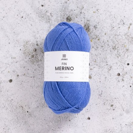 Svarta Fåret Fine Merino Garn 315 Blå Larkspur Svarta Fåret Fine Merino Garn 315 Blå Larkspur