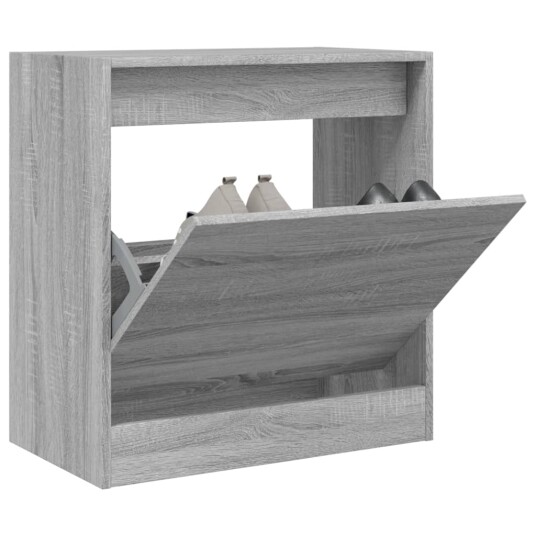  Skoskap grå sonoma 60x34x63,5 cm konstruert tre 8721012381797