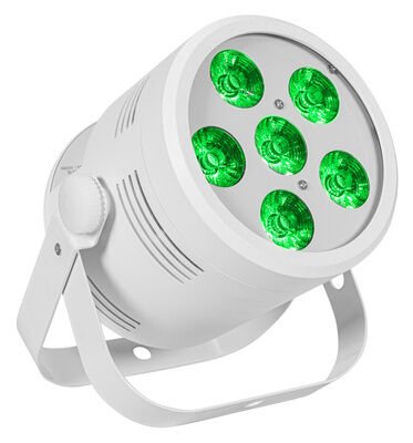 EuroLite LED Silent Par 6 QCL Floor WH