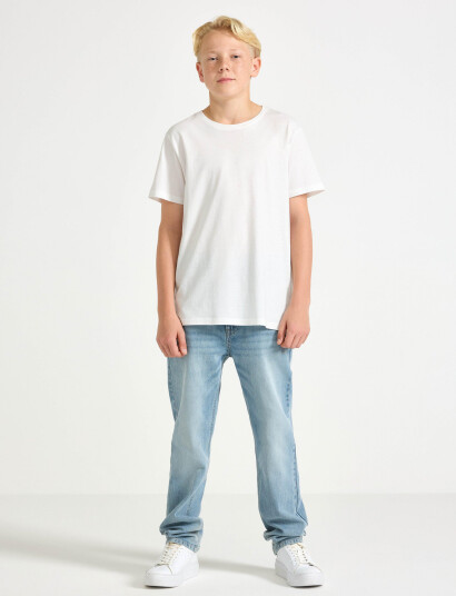 Lindex Trousers Denim Staffan Straigh Blue 128 Lindex Trousers Denim Staffan Straigh Blue 128