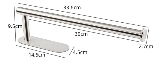 Inf Selvklebende papirhåndkleholder for kjøkken 0 Inf Selvklebende papirhåndkleholder for kjøkken 0