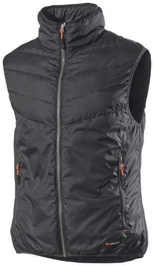 Lett fôret vest 2131P Svart Str . XS Lett fôret vest 2131P Svart Str . XS