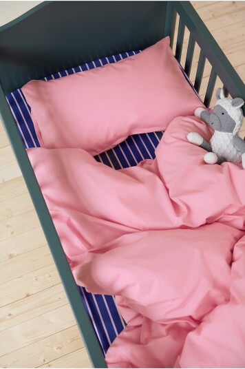 Jotex Percale Mini Sengesett Sprinkelseng Økologisk Rosa ZACK 17335711082