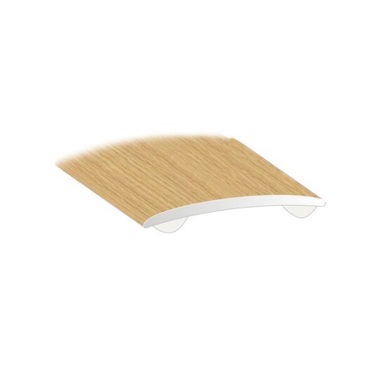 Lundbergs Skjøtelist Selvklebende Aluminium 2mm 40mm 1000mm Eikfolie