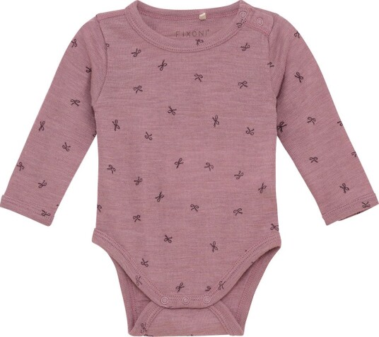 Fixoni Body I/e - Ull - Nostalgi Rose - Fixoni - 44 - Langermet Body - Rosa