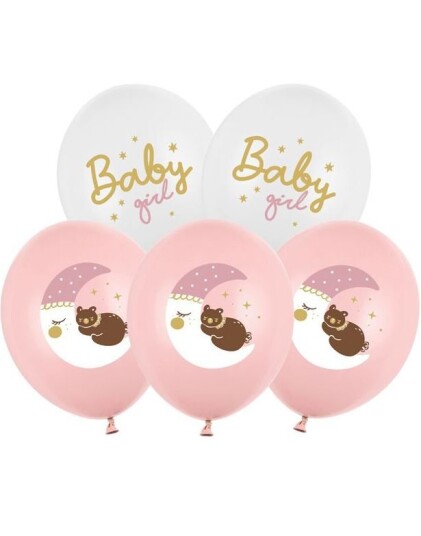 50 stk 30 cm Baby Girl Ballonger Miks