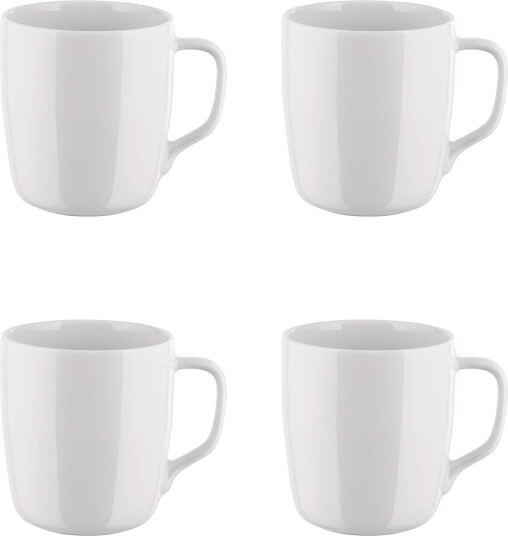 Alessi Alessi Mug In White Porcelain White H:9CM