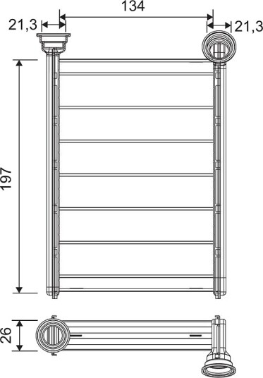 Varmeapparat register VALEO 811694