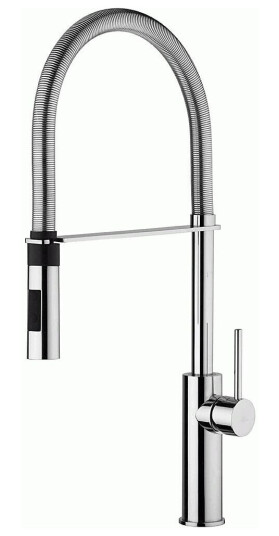 Lavabo Kubus 020 Kjøkkenbatteri Krom m/krom slange