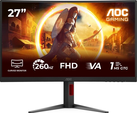 AOC Gaming C27G4Z2 27" Full HD Fast VA Curved 260Hz Monitor