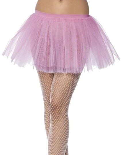 Tutu skjørt Lys Rosa Underskjørt 30 cm