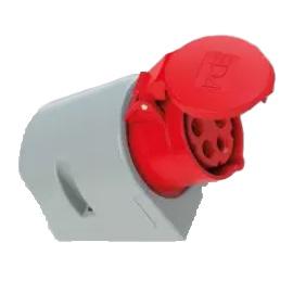 R-Line Stikkontakt 32A 2P+J 230V IP44 Blå
