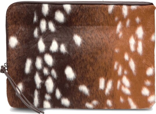 Gina Tricot Hair On Laptop Case Brown ONE SIZE Gina Tricot Hair On Laptop Case Brown ONE SIZE