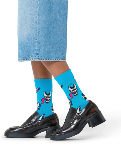 Happy Socks Marvel™ Spider-Man Venom Sock - Blue - 41-46