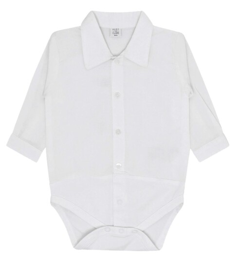 Hust And Claire Body L/æ Birger Hvit 68 Langermet Body 62