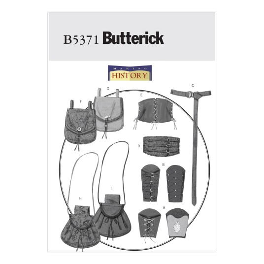 Butterick 5371 - Historisk tilbehør XM (S-M-L)