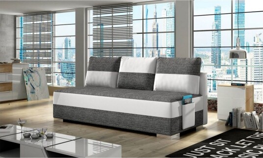 Sofa Eltap Atila 200x83x92 cm Berlin 02 Soft 17 Hvit