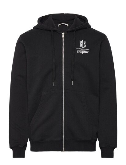 BLS Hafnia Enigma Crossword Zip Hoodie - Black - S