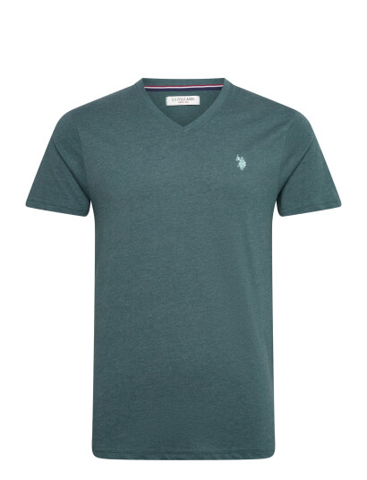 U.S. Polo Assn. Uspa T Shirt V Neck Cem Men Blue M