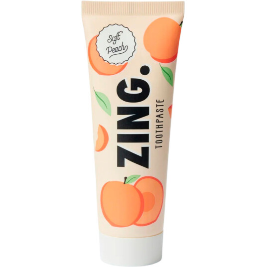 Hydroxyapatit Whitening Tannkrem ZING Soft Peach 75 ml Hydroxyapatit Whitening Tannkrem ZING Soft Peach 75 ml