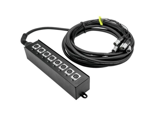 Omnitronic Mus 810 Stagebox 10 M Antal Indgange:8 X Antal Udgange:8 X Omnitronic Mus 810 Stagebox 10 M Antal Indgange:8 X Antal Udgange:8 X