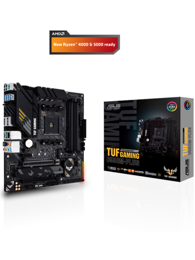 ASUS TUF GAMING B550M-PLUS Micro-ATX Hovedkort for AMD Ryzen med DDR4 RAM ASUS TUF GAMING B550M-PLUS Micro-ATX Hovedkort for AMD Ryzen med DDR4 RAM