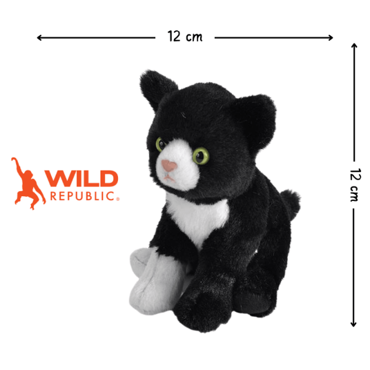 Pocketkins Eco Cat Plush 12cm | Wild Republic