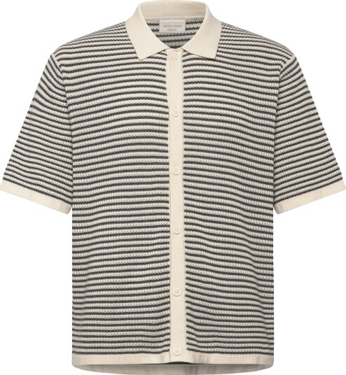 Jack & Jones Jormontauk Knit Ss Polo   Cream   XXL