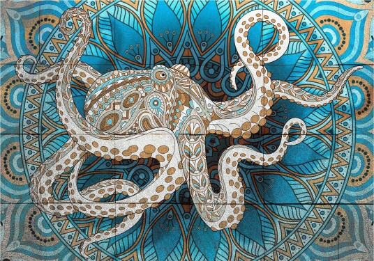 Fototapet Zen Octopus 350x245 - Artgeist sp. z o. o.