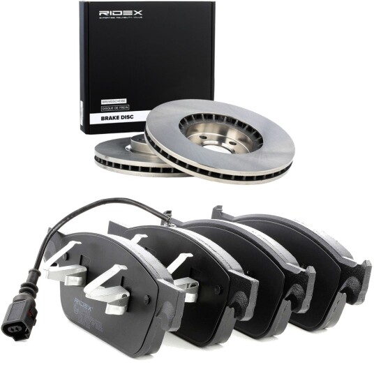 Bremseskiver og -klosser RIDEX 3405B1796